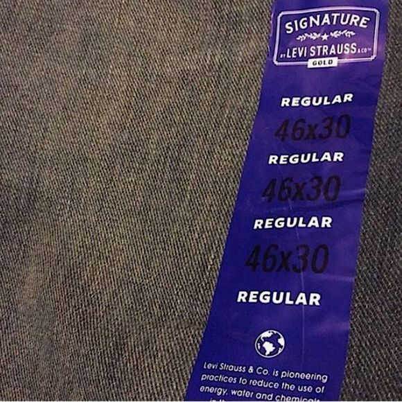 LEVIS GOLD Mens Modern Fit Straight Leg Flex Denim Jeans Sz 46x30 NWT - Picture 5 of 7